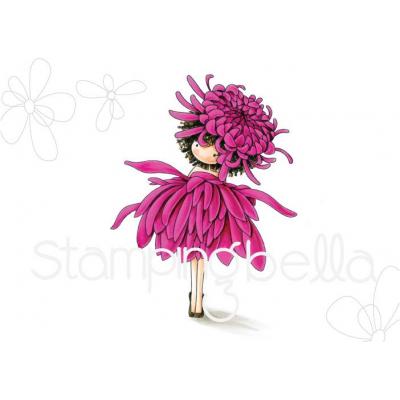Stamping Bella Stempel - Tiny Townie Garden Girl Chrysanthemum